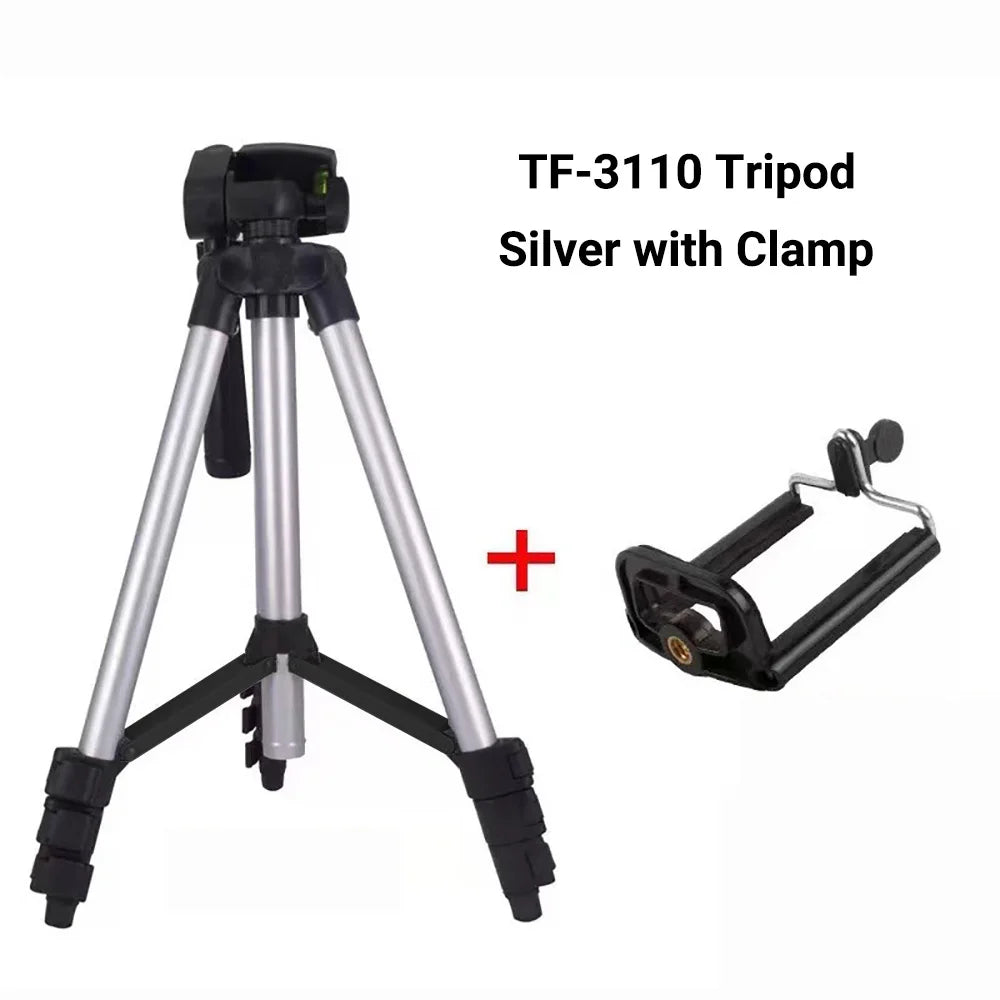 3120 Tripod For Phone 100cm Universal Camera Tripod Stand Phone Holder Lightweight Universal Photography For Xiaomi Huawei DSLR