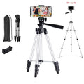 3120 Tripod For Phone 100cm Universal Camera Tripod Stand Phone Holder Lightweight Universal Photography For Xiaomi Huawei DSLR